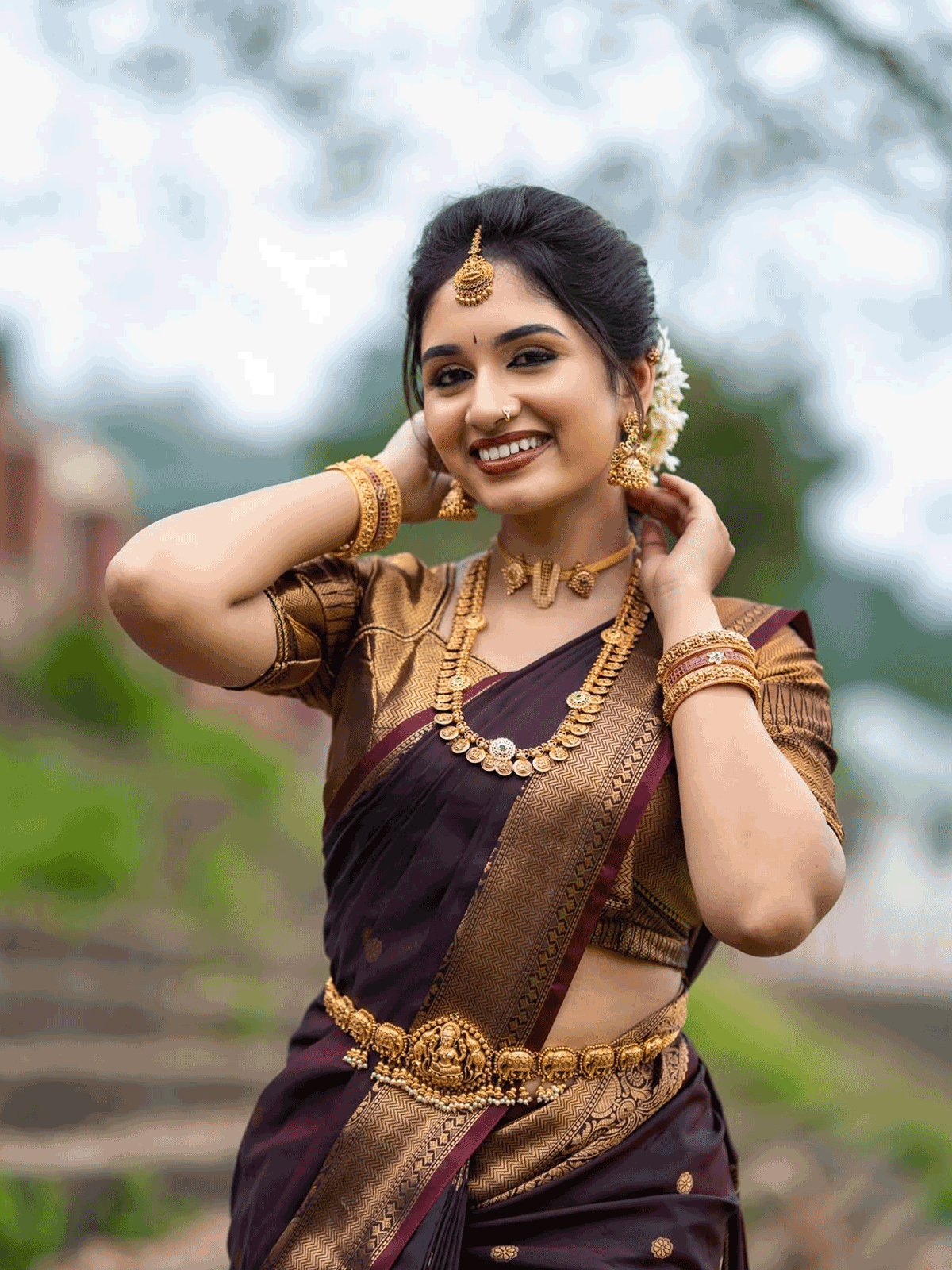 Banarasi Semi Katan Semi Silk Sarees1-8
