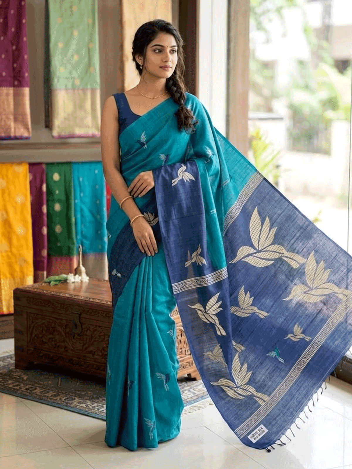 Birds-Khadi-Cotton-Saree1-2