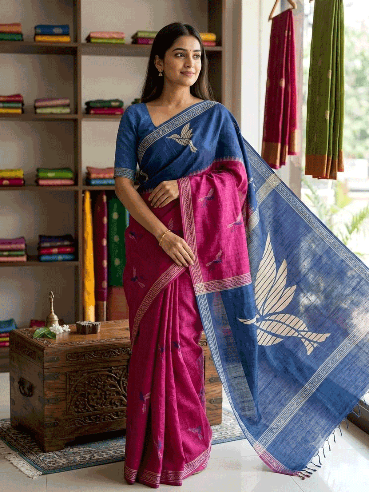 Birds-Khadi-Cotton-Saree2-2