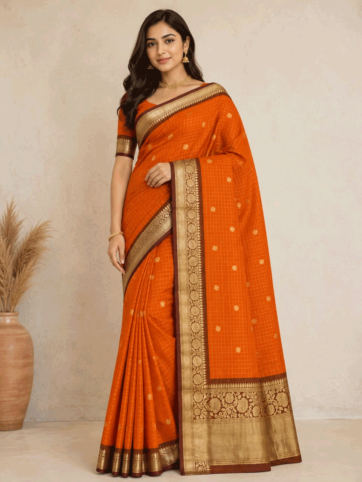 Exclusive Banarasi soft Gadwal Silk Saree1-1